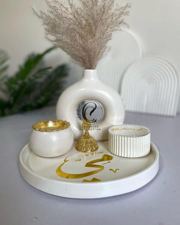 Tray & Vase set