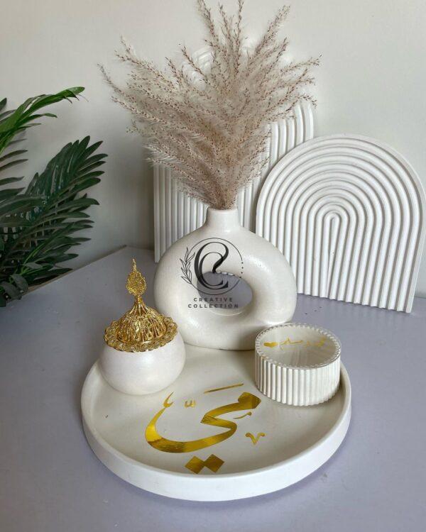 Tray & Vase set
