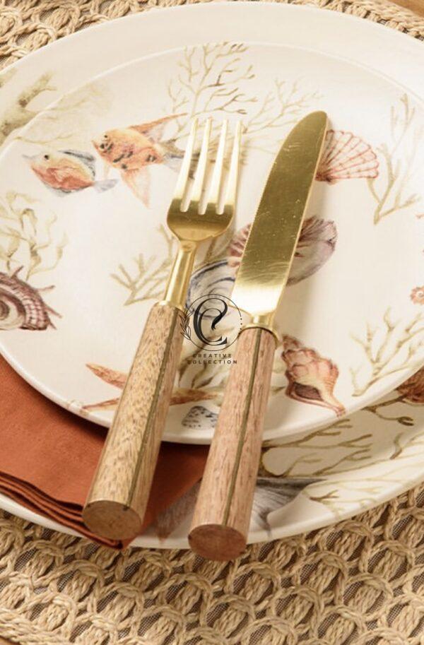 Brass Cutlery Set