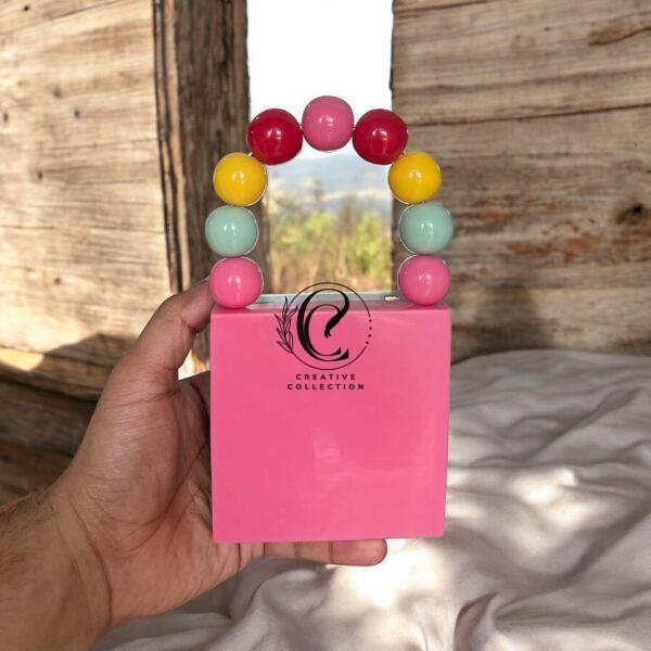 Resin Clutch Purse