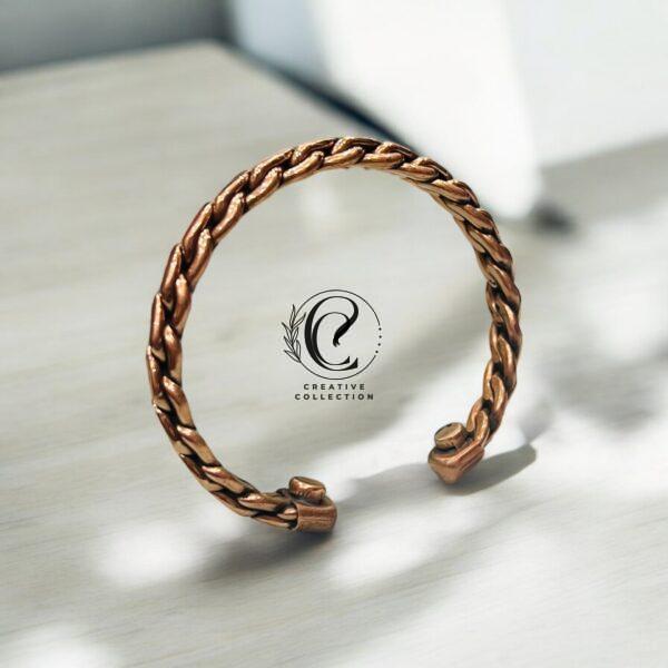 Copper Chain Design Bracelet